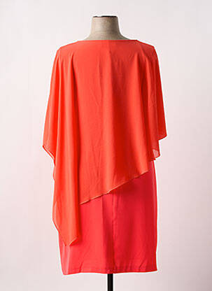 Robe mi-longue sans manche sans manche orange SPG WOMAN femme