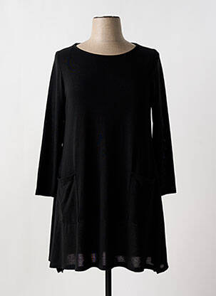 Tunique manches longues noir AN II VITO pour femme