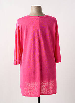 T-shirt coupe droite manches courtes rose SPG WOMAN femme