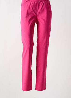 Pantalon droit stretch rose STARK femme