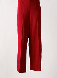 Pantalon large tissage crêpe taille normale rouge JEAN MARC PHILIPPE femme
