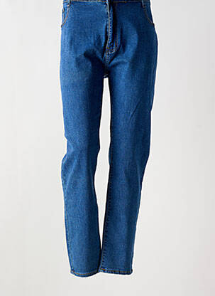 Jeans coupe droite stretch taille normale bleu G-SMACK femme