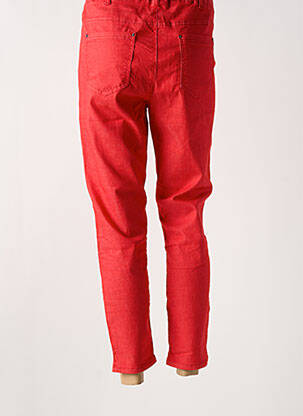 Pantalon 7/8 stretch taille normale rouge CISO femme