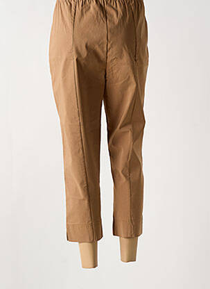 Pantalon 7/8 stretch taille normale marron OLIVER JUNG femme