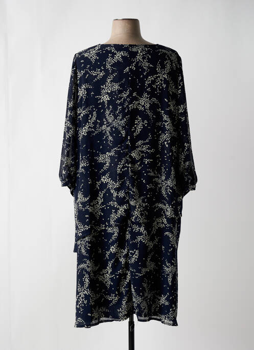Robe mi-longue bleu SIGNATURE femme