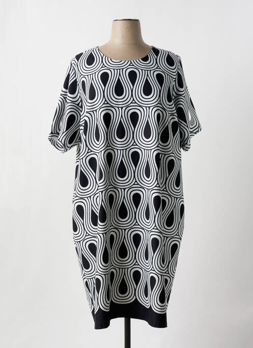 Robe mi-longue noir GRIFFON pour femme