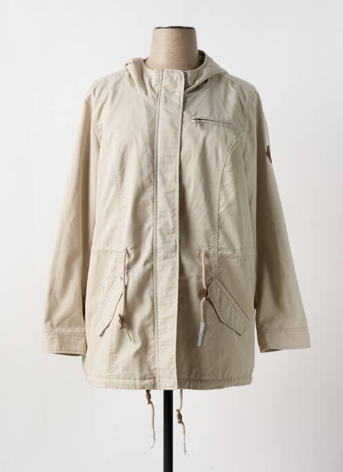 Parka beige ONLY CARMAKOMA pour femme