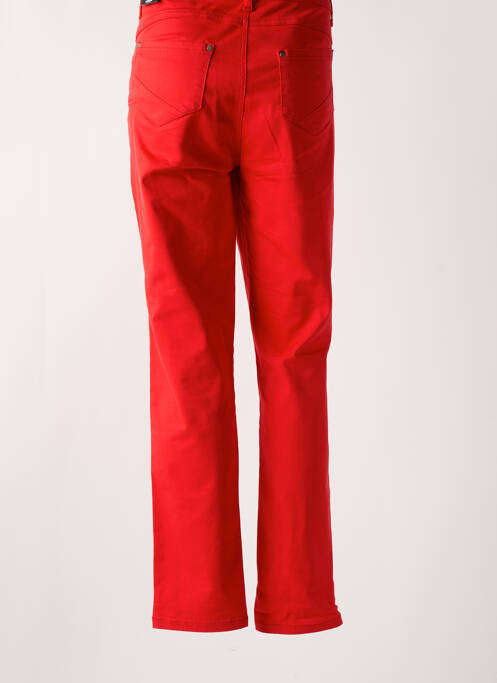 Pantalon droit rouge JENSEN femme