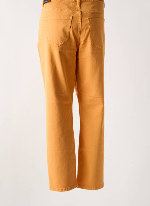 Jeans coupe droite jaune CISO femme