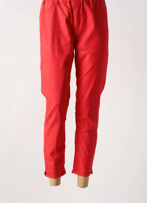 Pantalon 7/8 rouge CISO pour femme