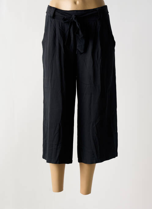 Pantacourt noir COULEURS DU TEMPS pour femme