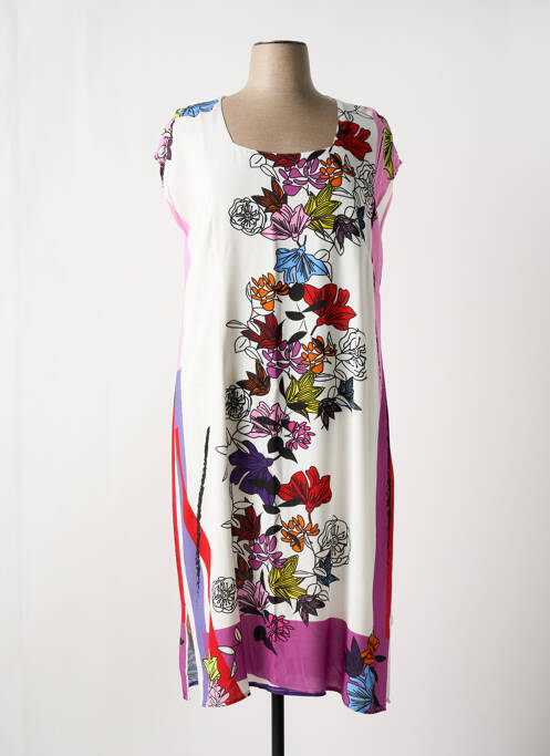 Robe mi-longue blanc GREGORY PAT pour femme
