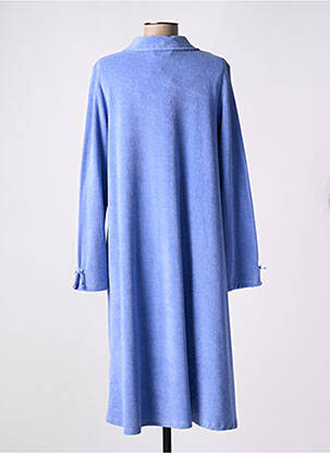 Robe de chambre fermeture boutonnée sur le devant bleu RINGELLA femme