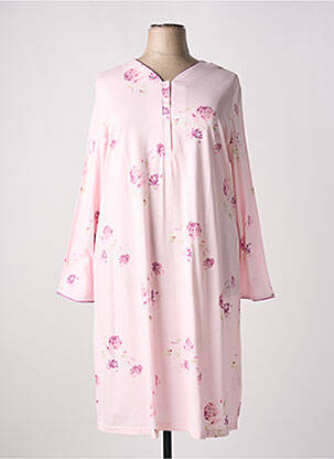 Chemise de nuit rose RINGELLA pour femme