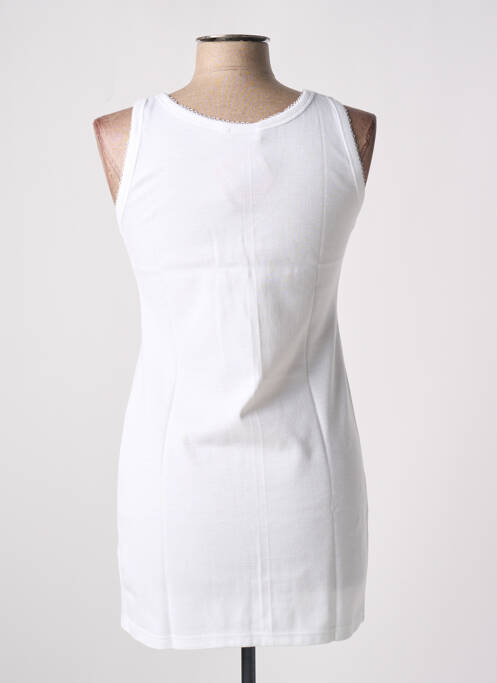 Débardeur coupe cintrée sans manche blanc ARMOR LUX femme