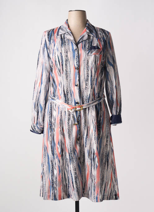 Robe mi-longue bleu JSW PARIS pour femme