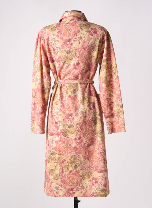 Robe mi-longue orange 20/20 pour femme