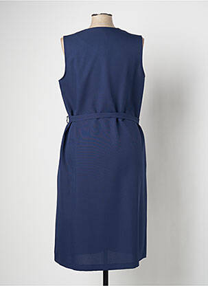 Robe mi-longue sans manche sans manche bleu VALMODE femme