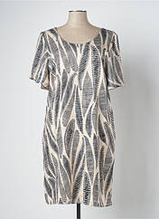 Robe mi-longue beige SIGNE NATURE pour femme seconde vue