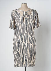 Robe mi-longue beige SIGNE NATURE pour femme seconde vue