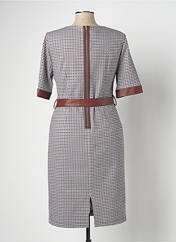 Robe mi-longue gris ESTEL COLLECTION pour femme seconde vue