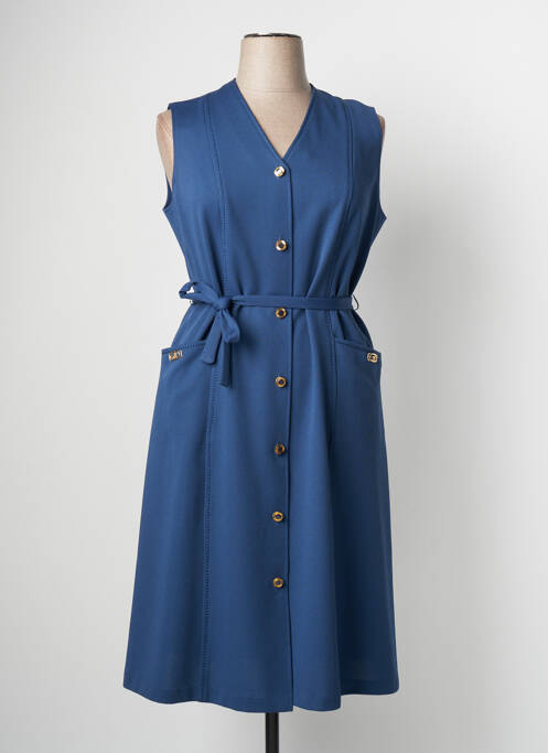Robe mi-longue bleu JSW PARIS pour femme