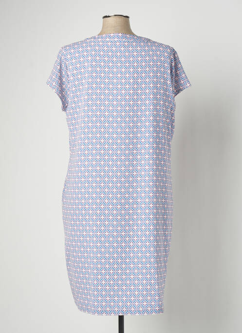 Robe mi-longue bleu SIGNE NATURE pour femme