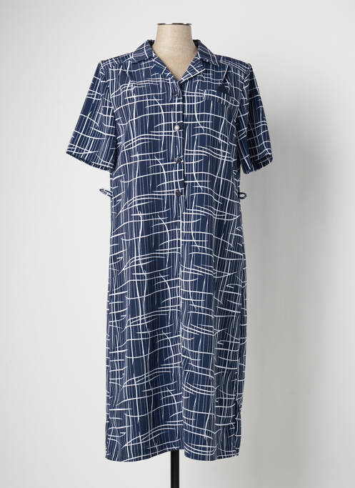 Robe mi-longue bleu VALMODE pour femme