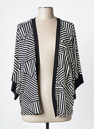 Gilet manches longues manches 3/4 noir ANDAMIO femme