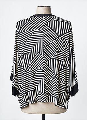 Gilet manches longues manches 3/4 noir ANDAMIO femme