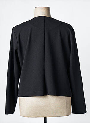 Veste casual col rond noir SIGNE NATURE femme