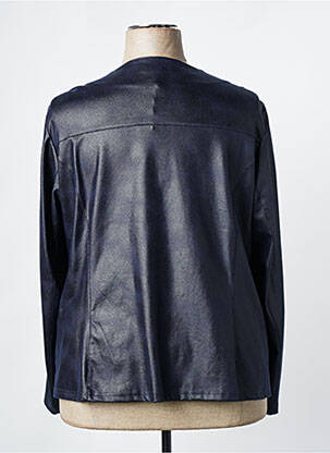 Veste casual col rond bleu MERI & ESCA femme
