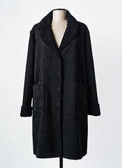 Manteau long noir SIGNE NATURE pour femme seconde vue