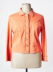Veste casual orange SIGNE NATURE pour femme seconde vue