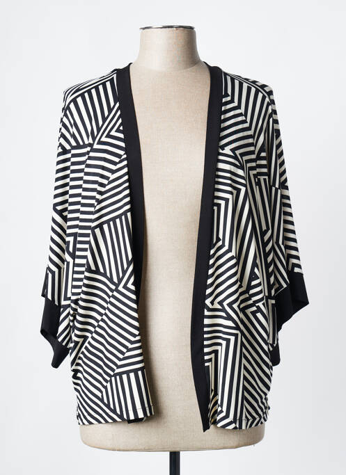 Gilet manches longues manches 3/4 noir ANDAMIO femme