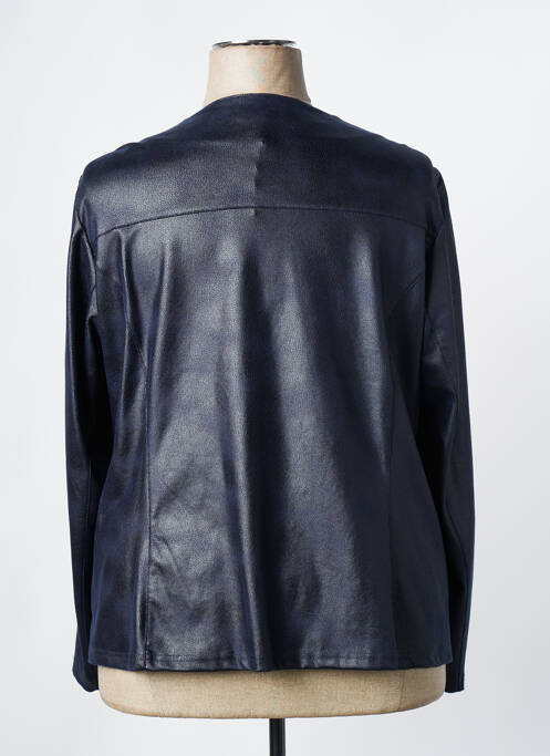 Veste casual col rond bleu MERI & ESCA femme