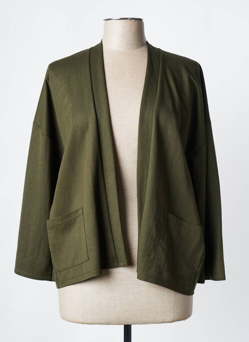 Gilet manches longues vert WNT COLLECTION pour femme