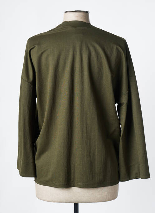 Gilet manches longues vert WNT COLLECTION pour femme