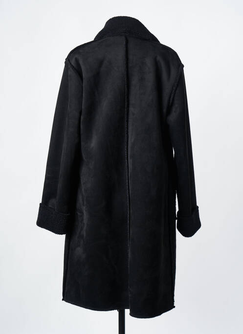 Manteau long noir SIGNE NATURE pour femme