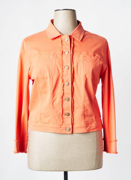 Veste casual orange SIGNE NATURE pour femme