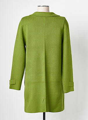 Gilet manches longues stretch vert SCORZZO femme