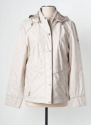 Imperméable manches longues a capuche beige CONCEPT  K femme