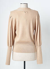 Gilet manches longues beige TRAMONTANA pour femme seconde vue