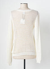 Gilet manches longues blanc WNT COLLECTION pour femme seconde vue