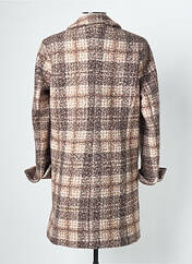 Manteau long marron SIGNE NATURE pour femme seconde vue