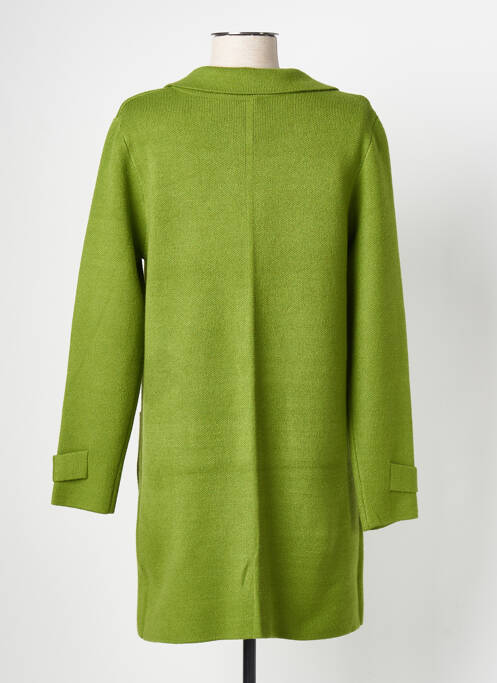 Gilet manches longues stretch vert SCORZZO femme