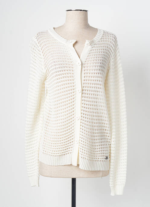 Gilet manches longues blanc WNT COLLECTION pour femme