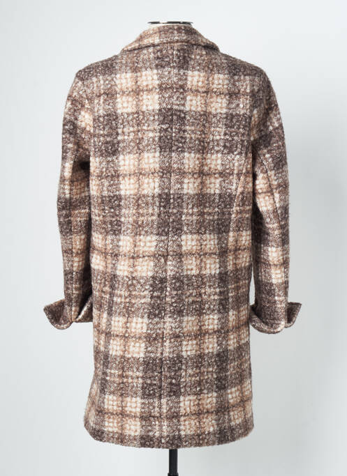 Manteau long marron SIGNE NATURE pour femme