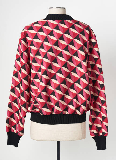 Veste casual rouge ESTEL COLLECTION pour femme