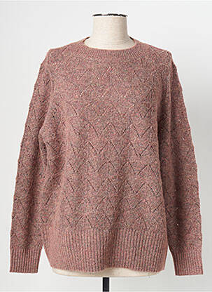 Pull resserrée sur le bas manches longues rose MOLLY BRACKEN femme